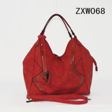 2017 New Vintage Design PU Lady Tote Handbag